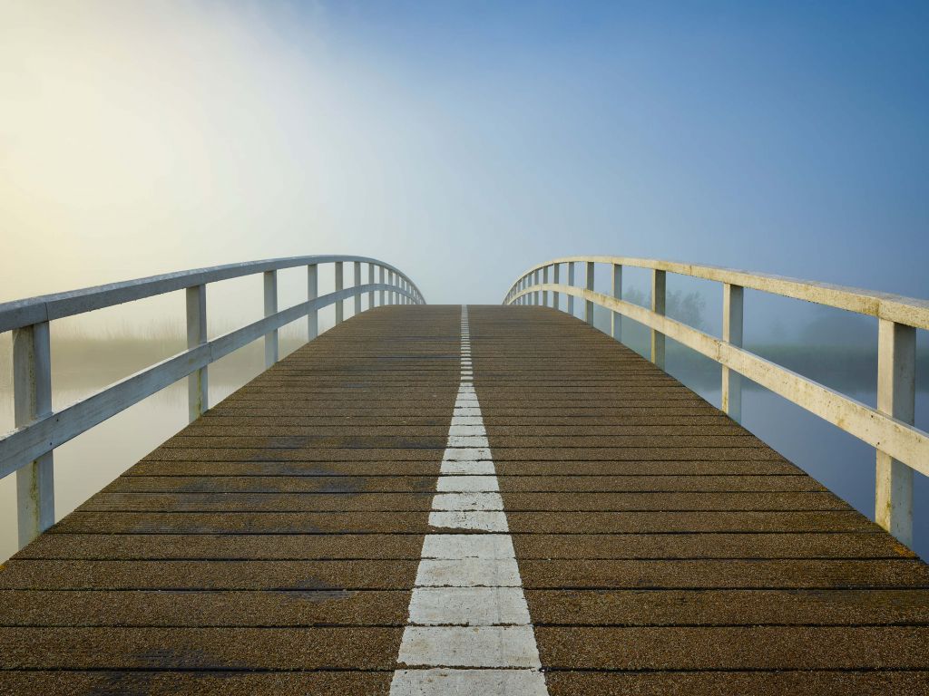Bruggetje over het water