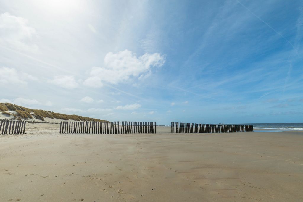 Paalhoofden bij het strand
