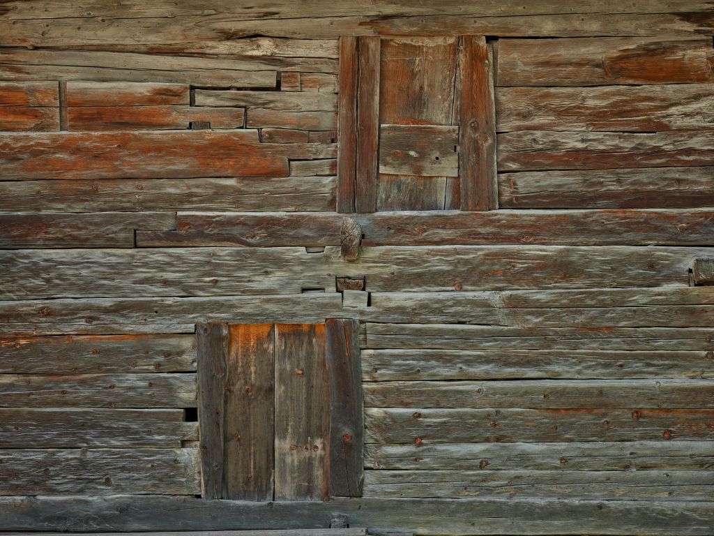 Oude houten deurtjes