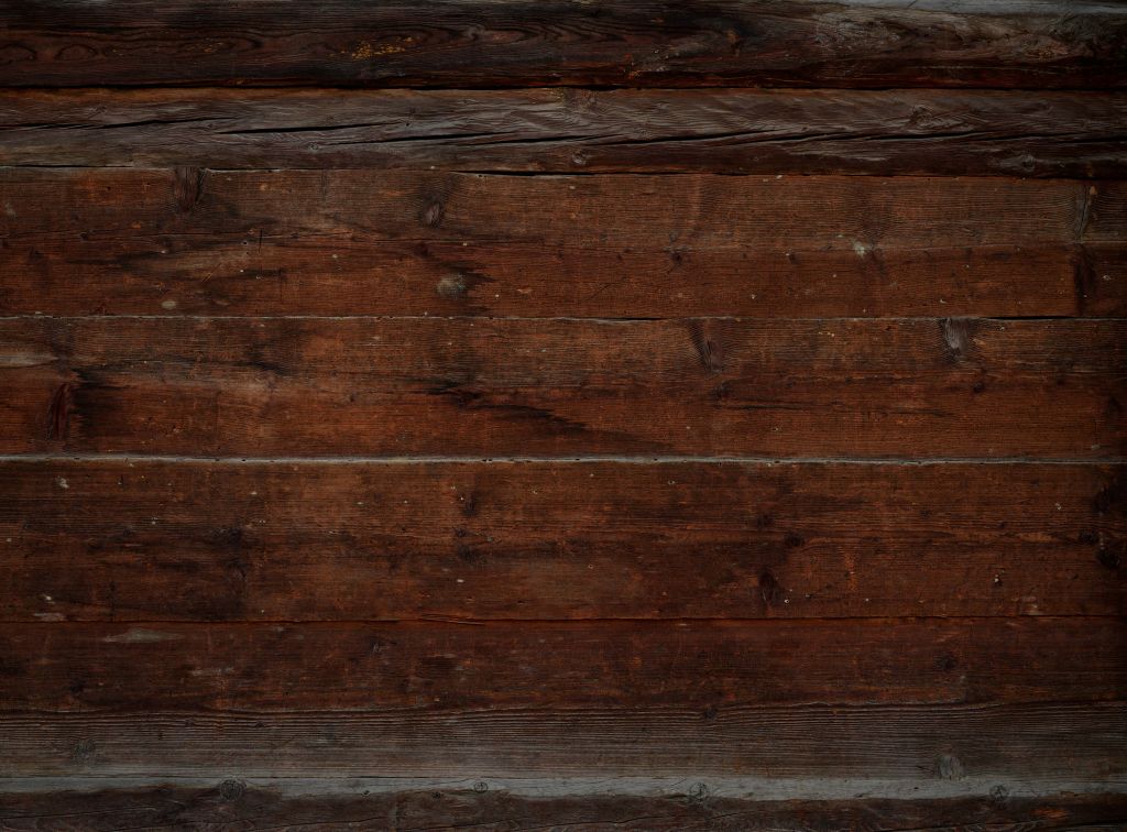 Verschillende planken van donker hout