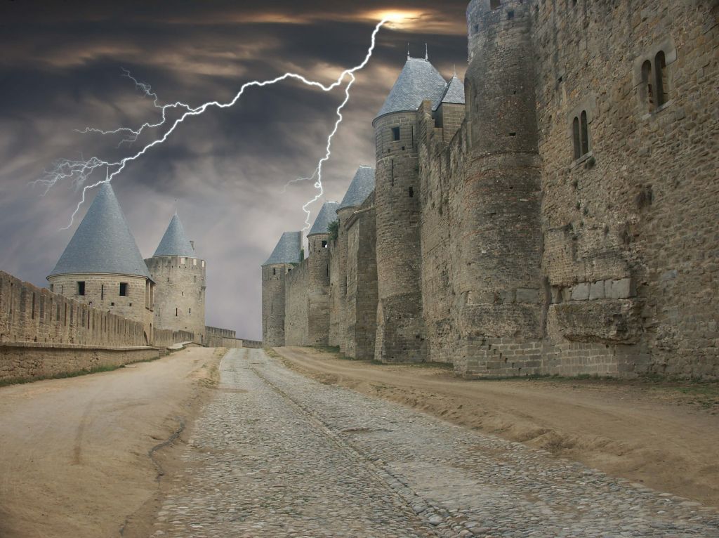 Onweer bij Kasteel