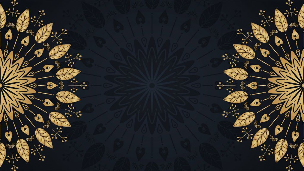 Bladeren in mandala's
