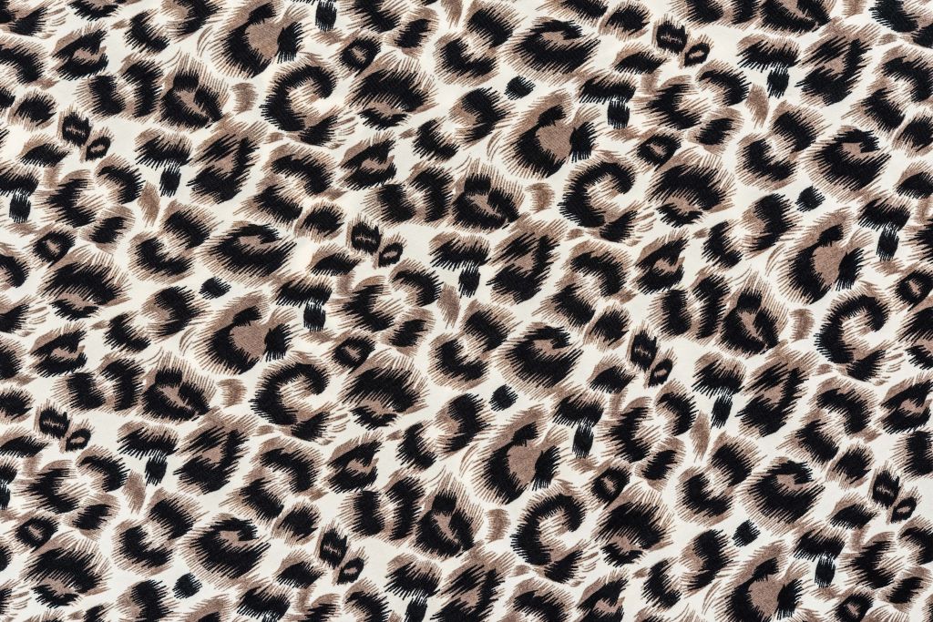 Beige gekleurde panter vacht