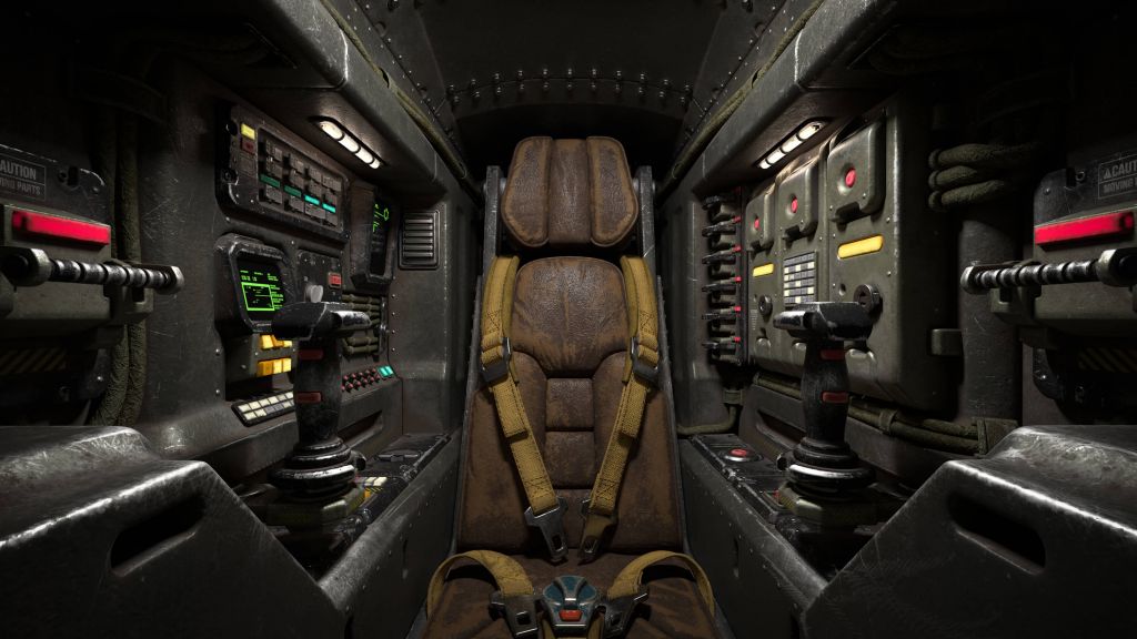 Ruimteschip cockpit