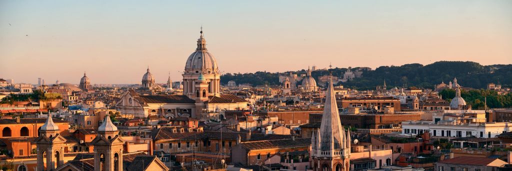 Rome Rooftop uitzicht