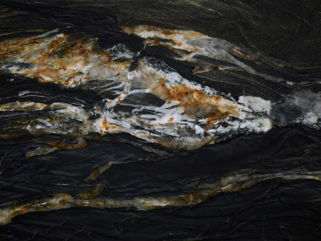 Zwart marmer met reliëf
