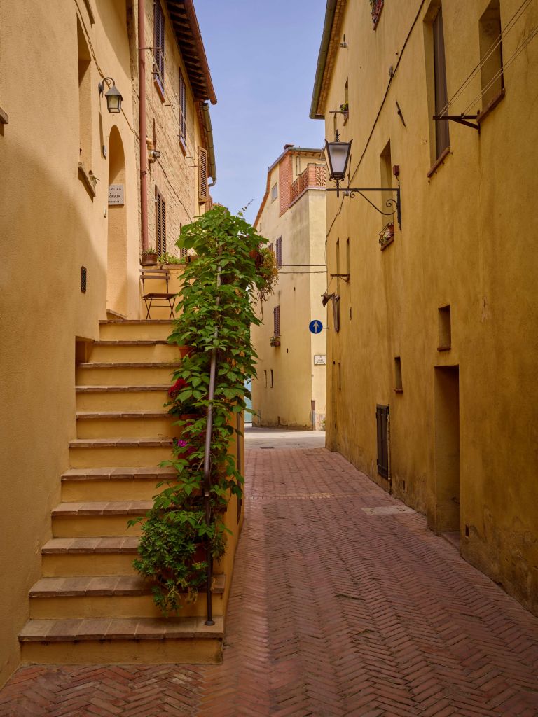 Trap in een Italiaans straatje