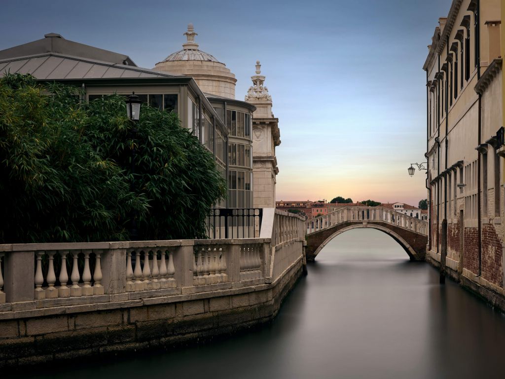 Zonsondergang in Venetië