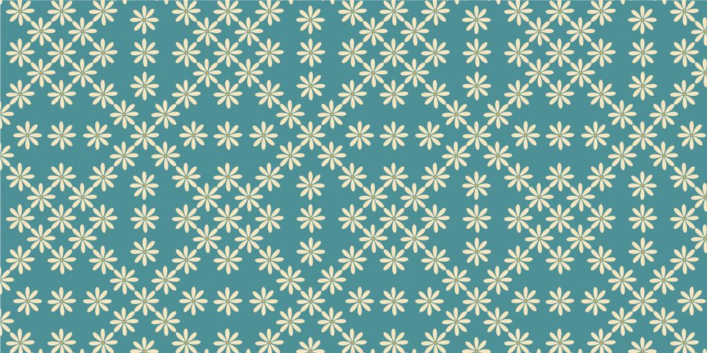 Retro bloemen