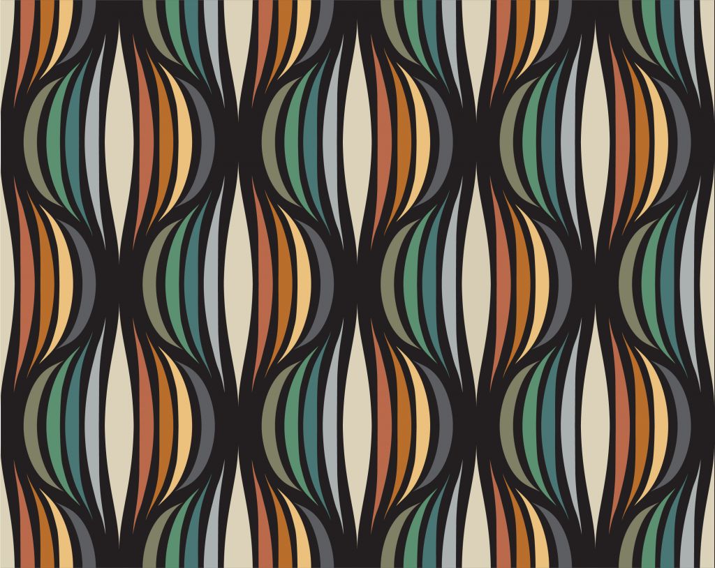 Patroon in retro stijl