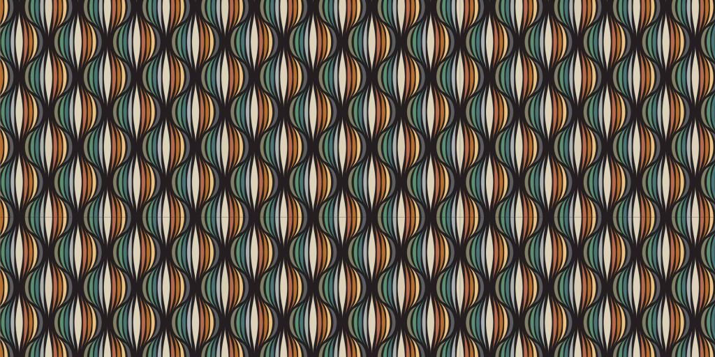 Patroon in retro stijl