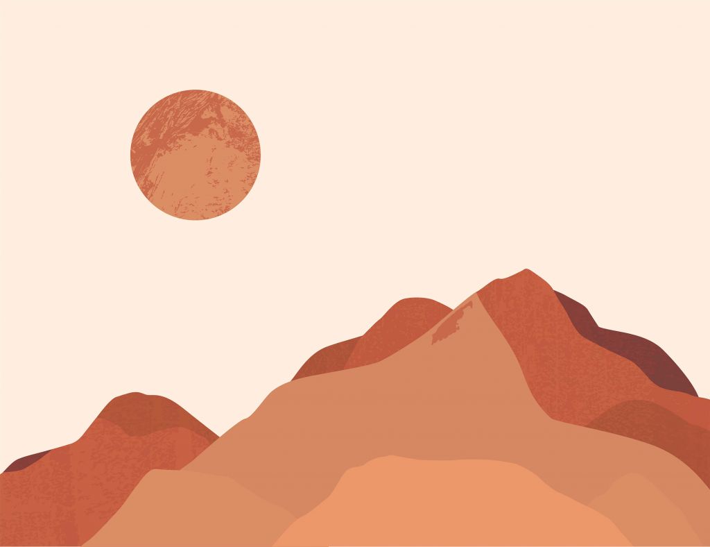 Minimalistisch landschap