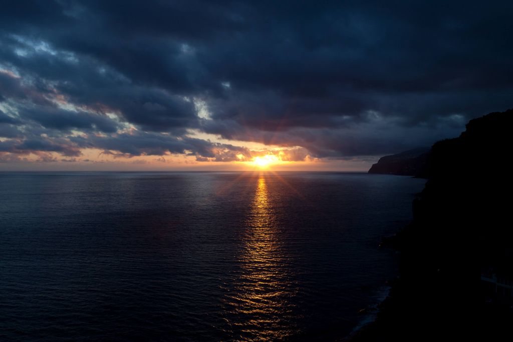 Zonsondergang Madeira (Portugal)