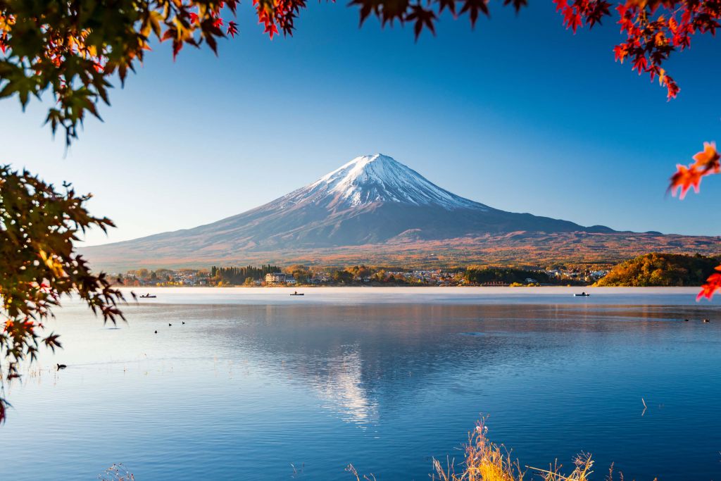 De Fuji berg in de middag