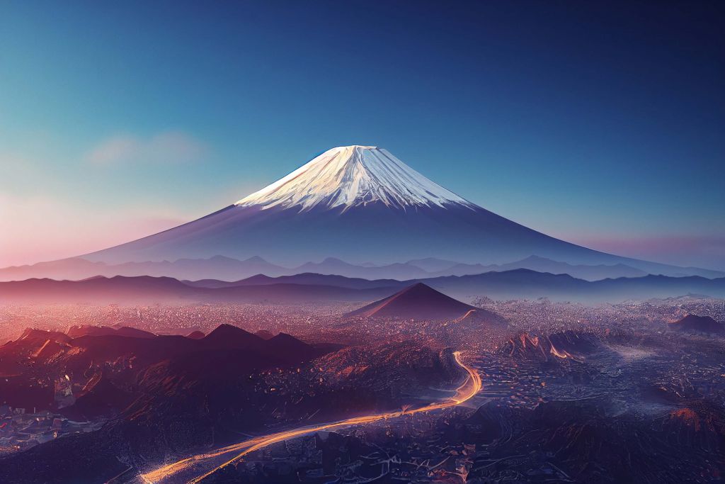 De Fuji berg