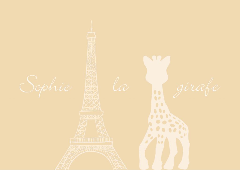 Sophie la girafe® bij de Eiffeltoren