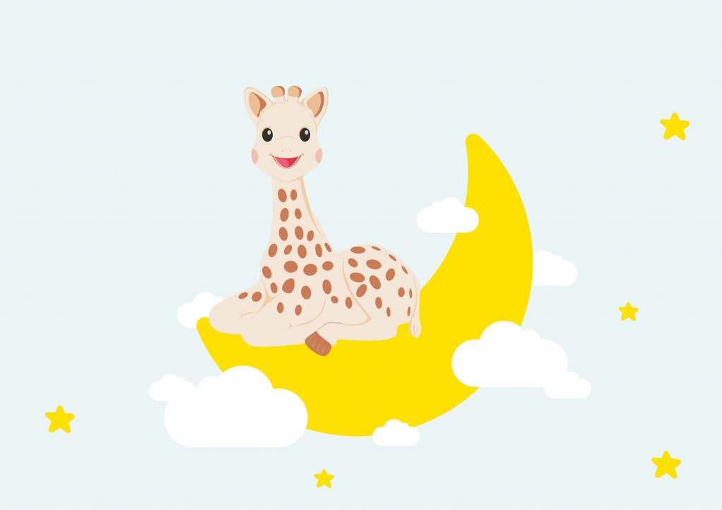 Sophie la girafe® op de maan