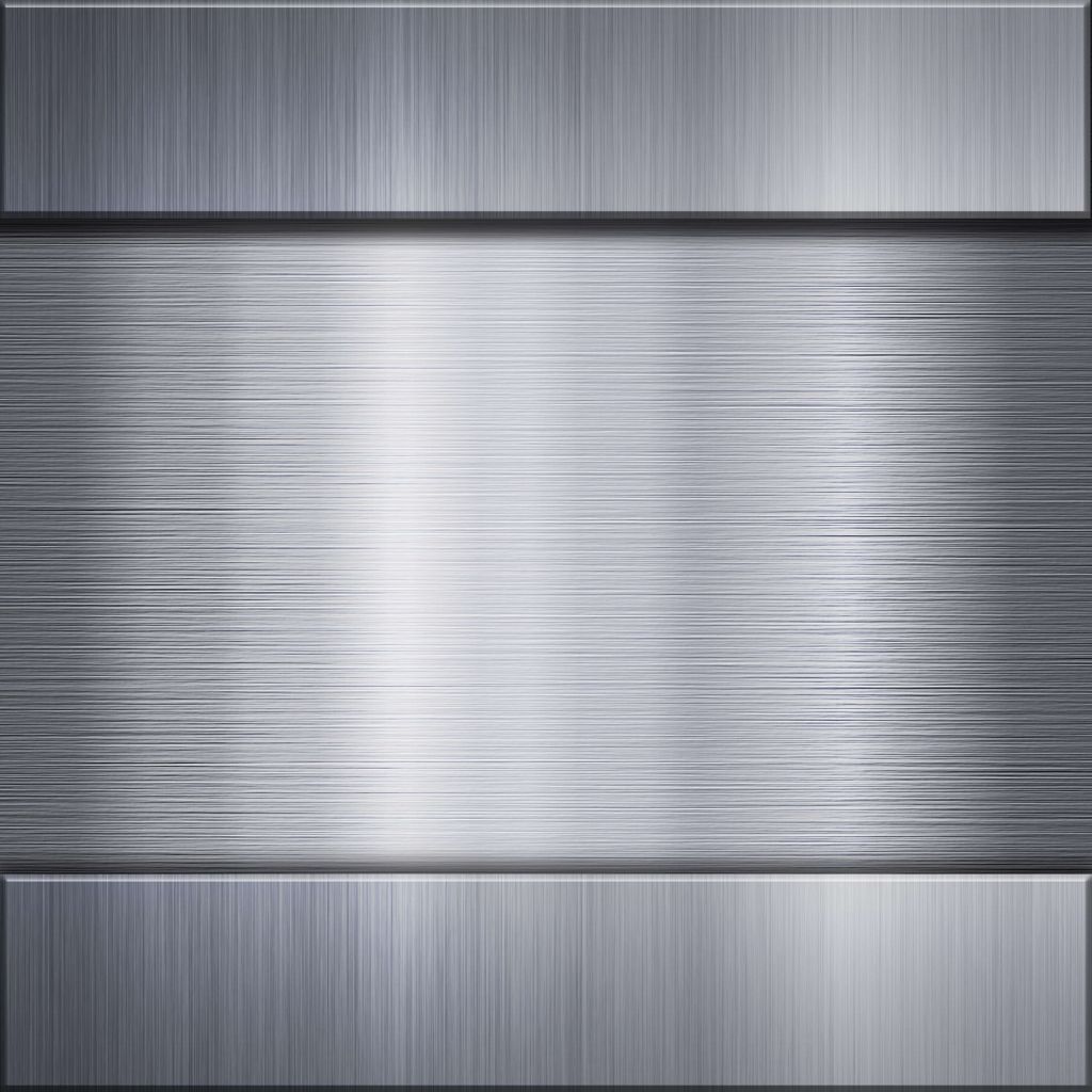 Geborstelde aluminium metalen plaat