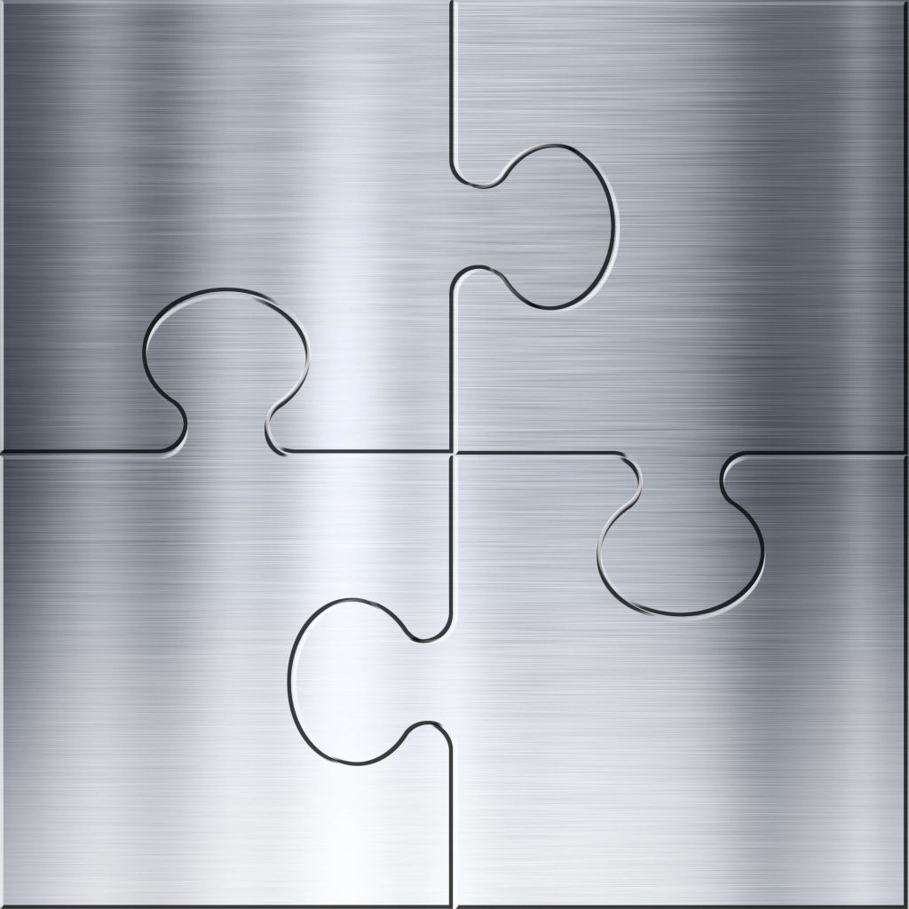 Metalen puzzel