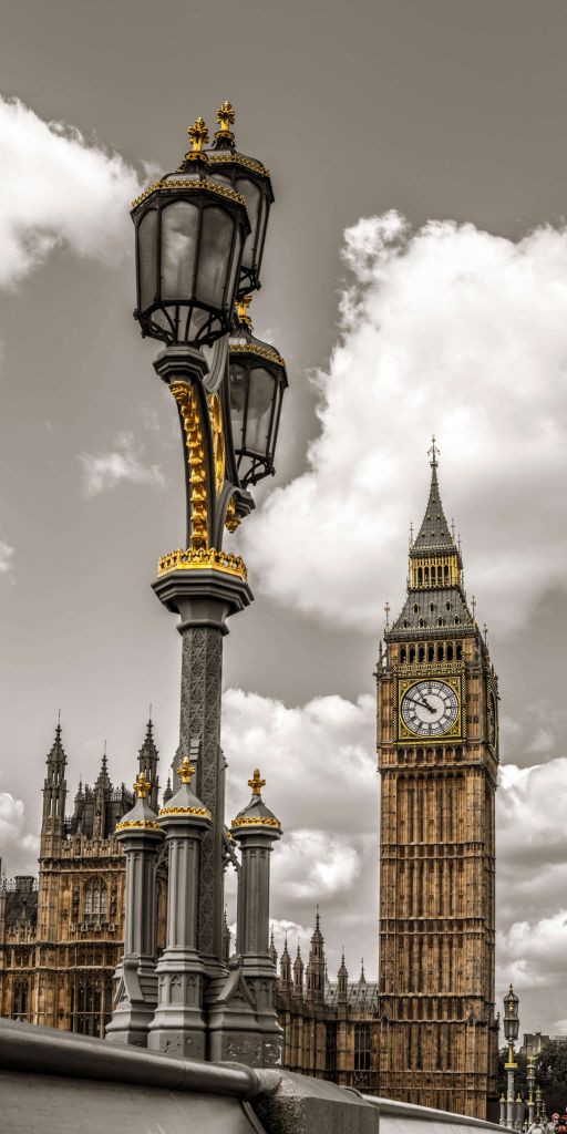 Straatlantaarn bij de Big Ben