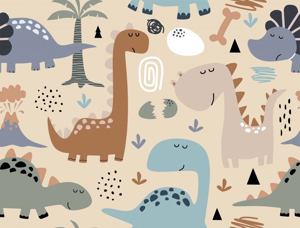 Getekende dino's
