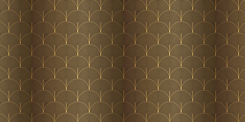 Art deco behang
