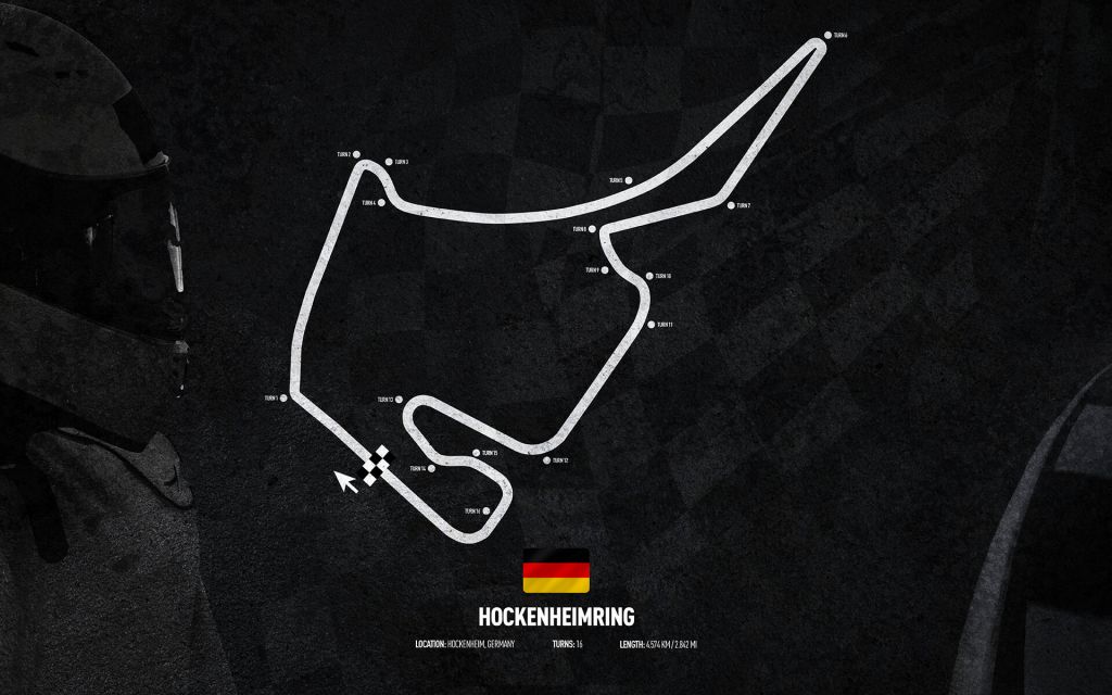 Formule 1 circuit - Hockenheimring - Germany