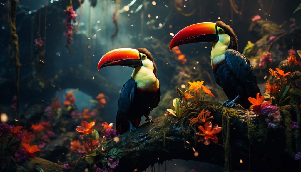 What can two Toucans?