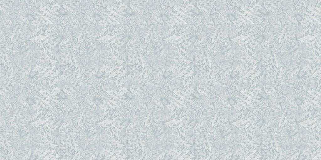 Morris Florals & Leaves - poeder blauw