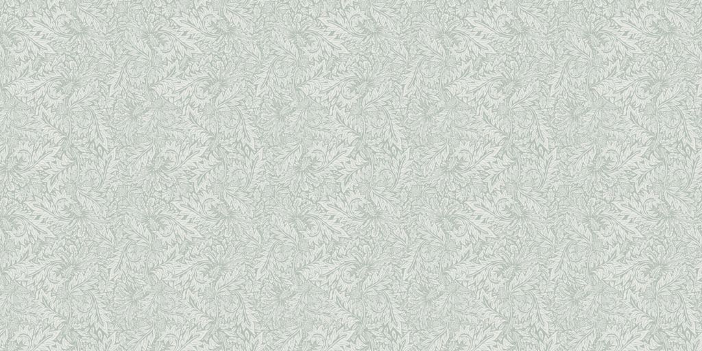 Morris Florals & Leaves - salie groen