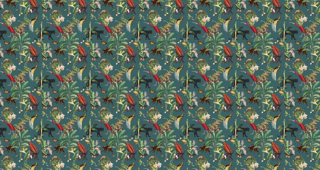 Kingdom Animalia Dark Teal