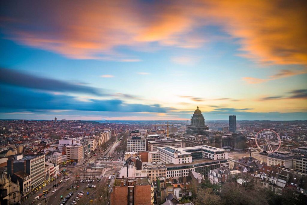 Stadsgezicht Brussel