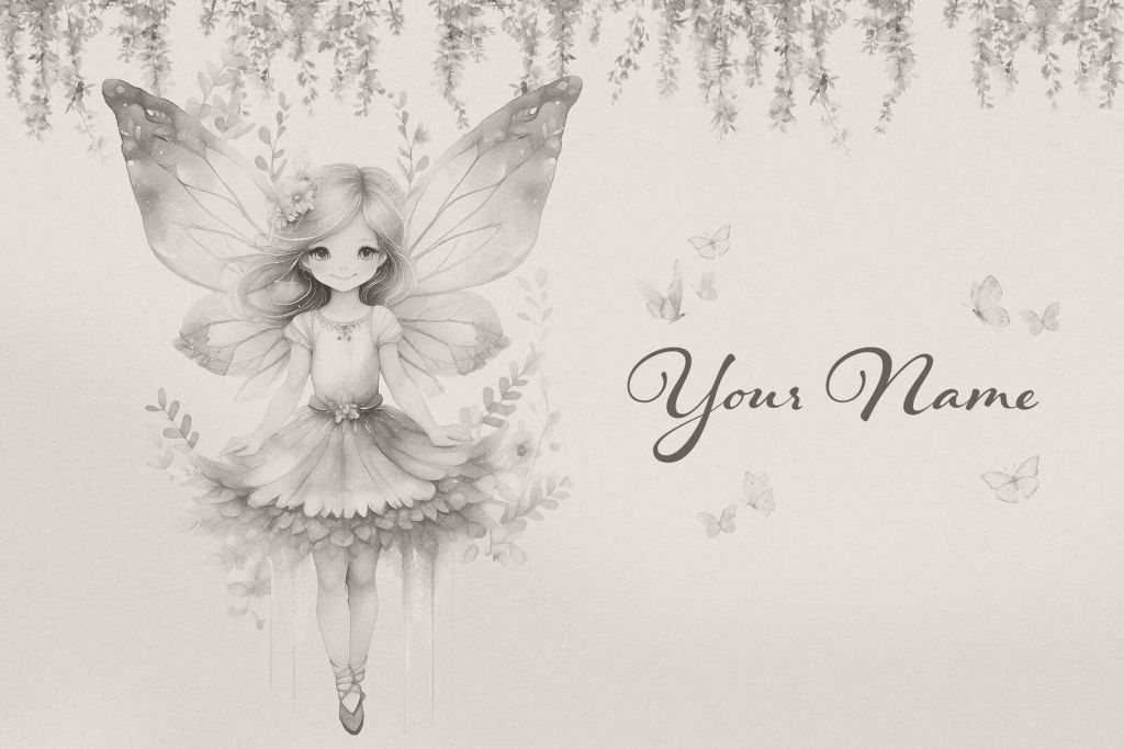 Zachtgrijze elf tussen vlinders