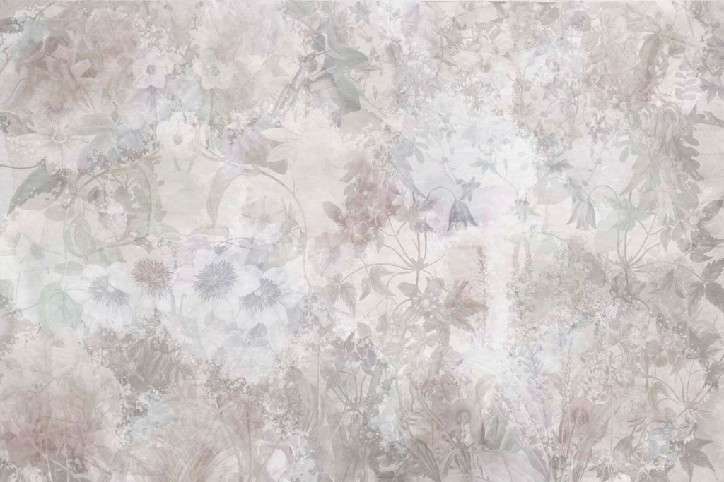 Watercolor Garden Taupe