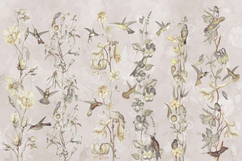 Weadow and Garden Flowers Cream