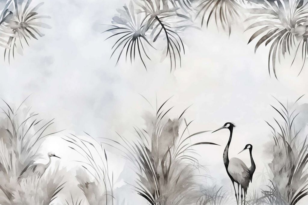 Cranes in Field Grey
