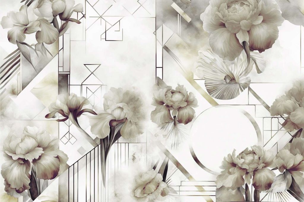 Watercolor Geometry Sand