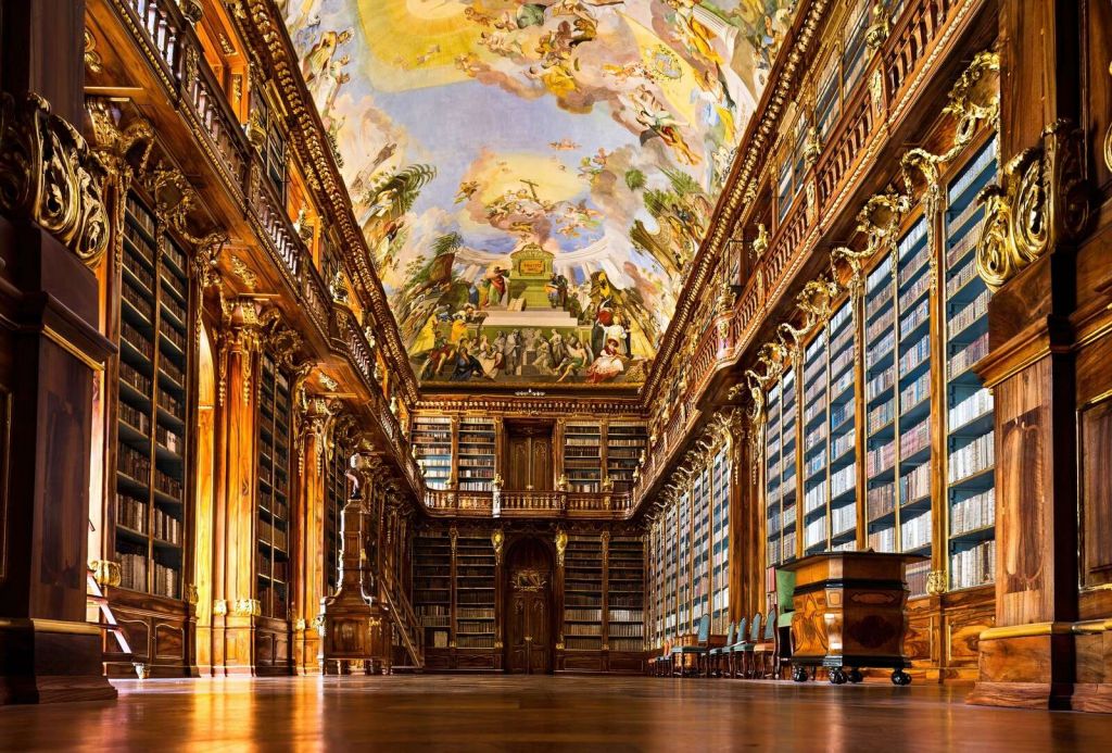 Historische Bibliotheek in Warm Hout