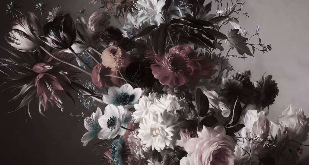 Big bouquet with anemones Orange