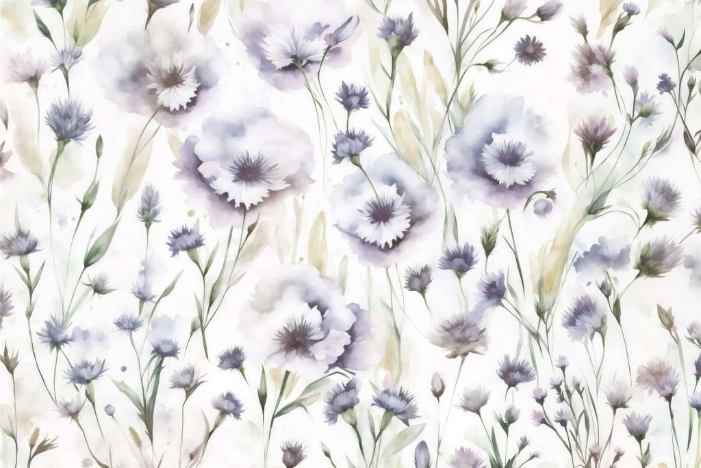Cornflowers Purple