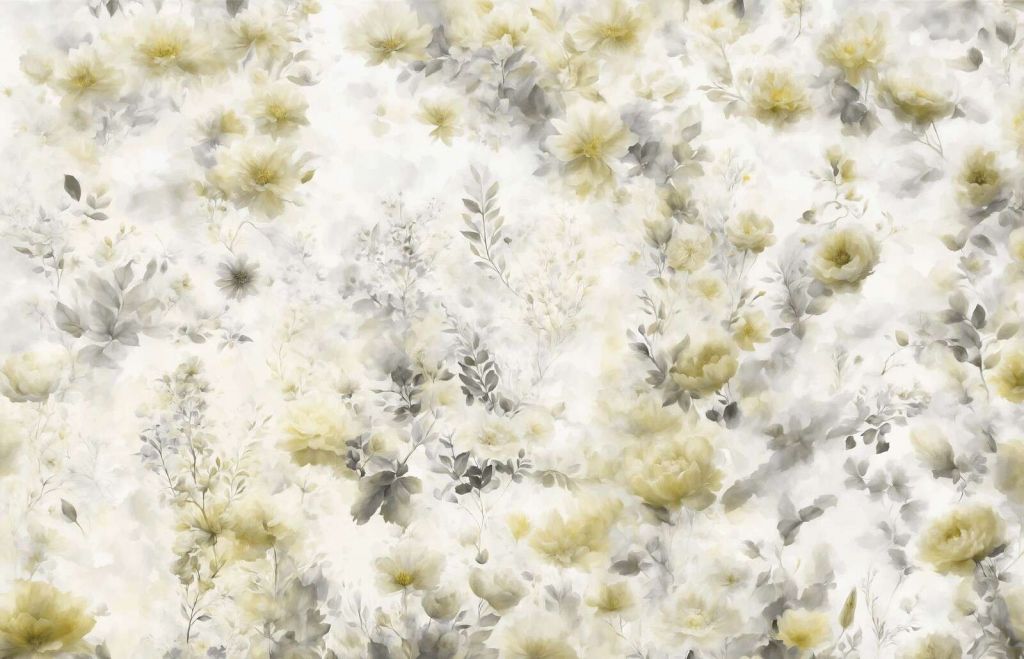 Delicate floral mood - yellow