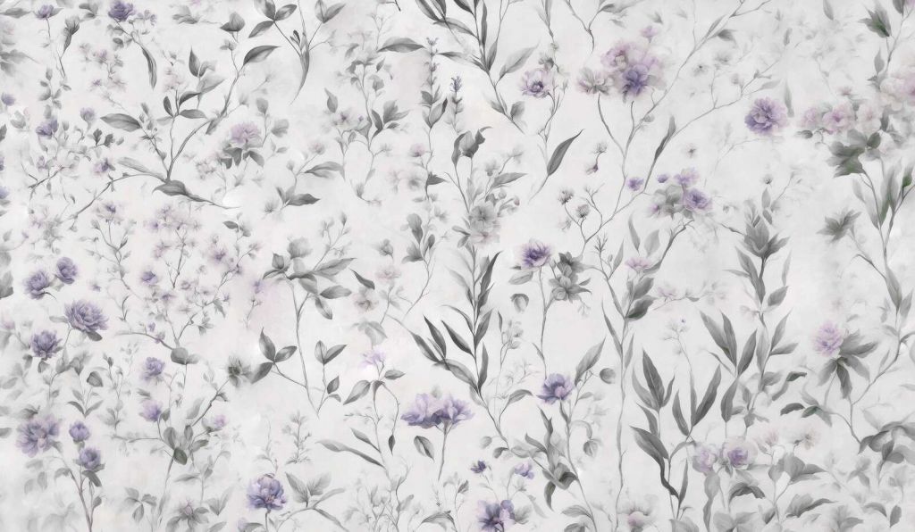 Delicate gerbarium - gray