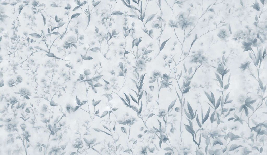 Delicate gerbarium - light blue