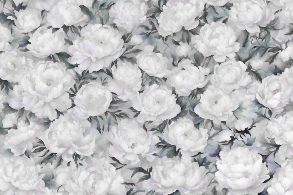 Peonie`s Wall Blue