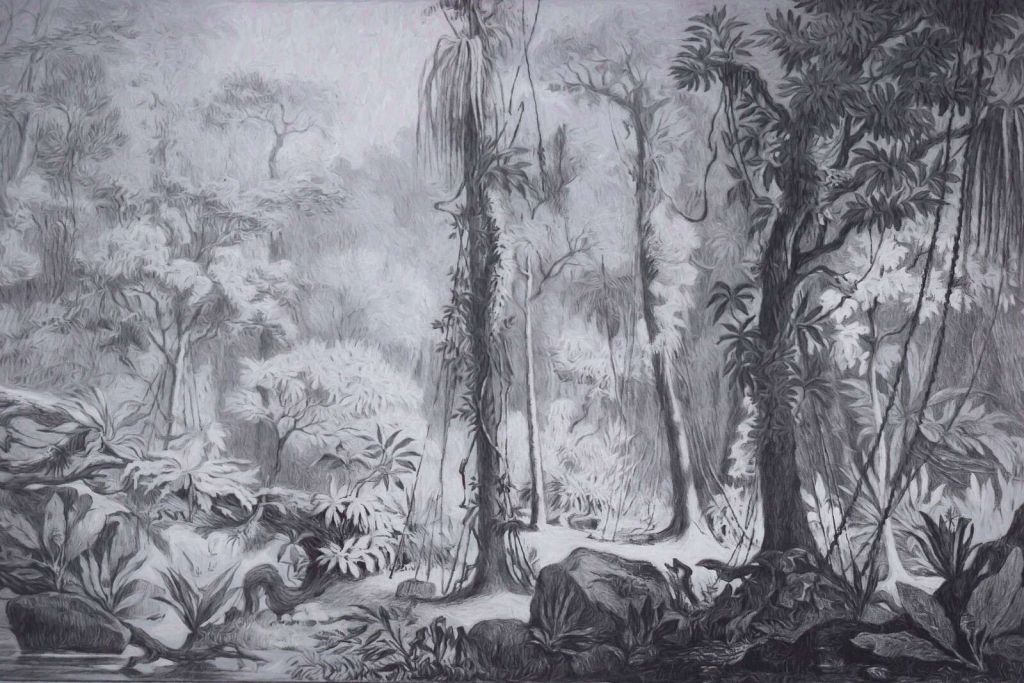 Tropic forest - grey