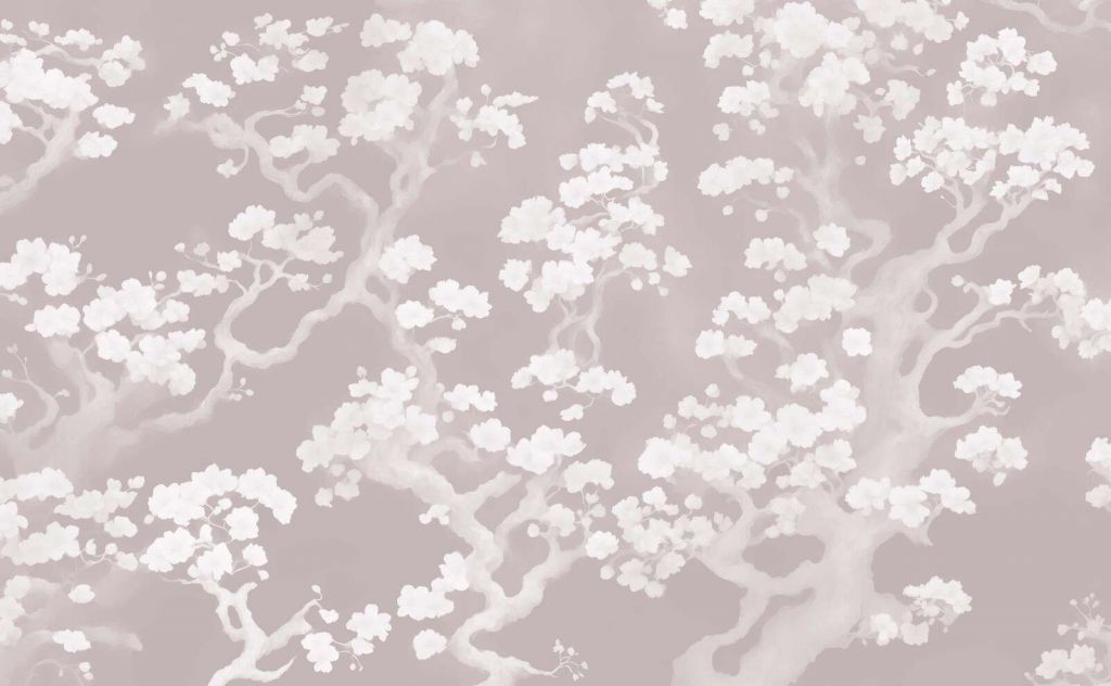 Wonderful blooming forest - pink