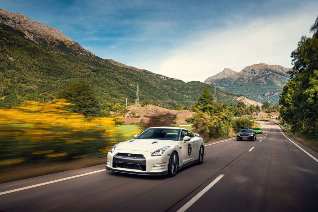 Nissan GT-R-r in volle vaart