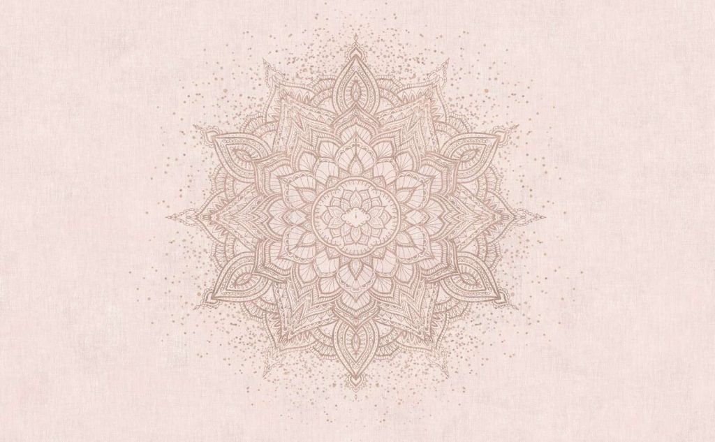 Zandkleurige mandala symfonie