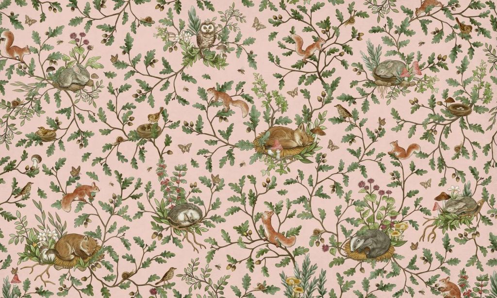 Playful Woods - Pink