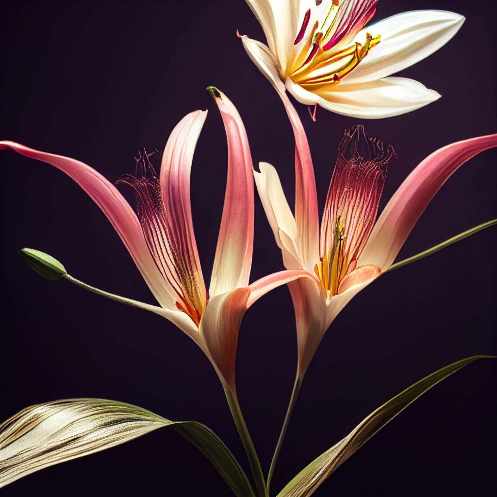 Macro Asiatic lily Flower